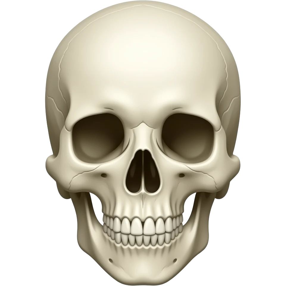 Skull face emoji