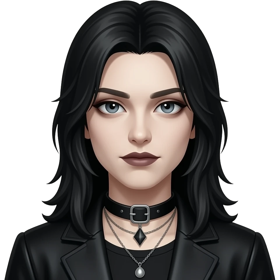 Goth emoji