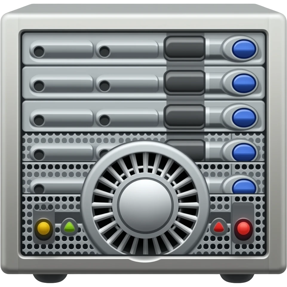 single computer server emoji