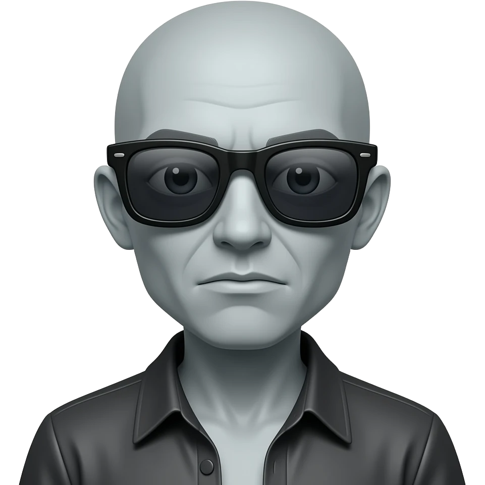 enderman with sunglass emoji