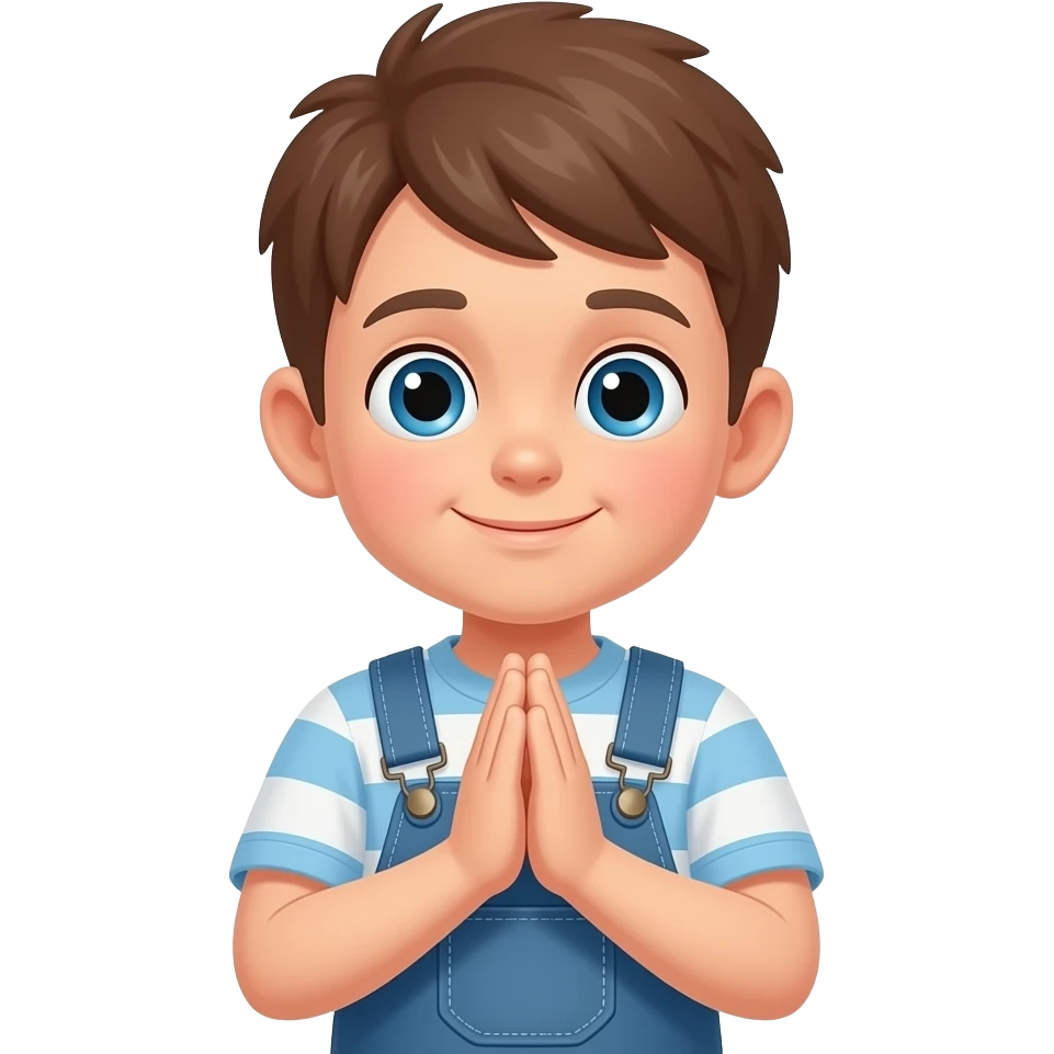فتى يصلي emoji