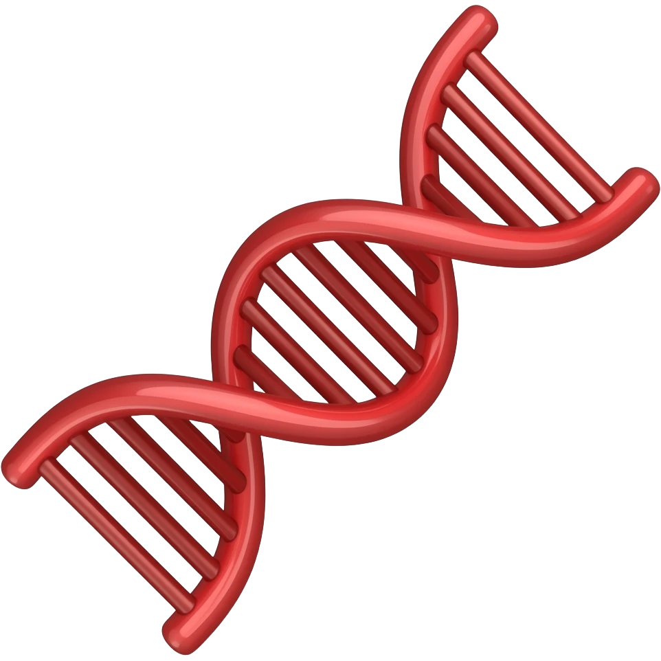 dna red emoji