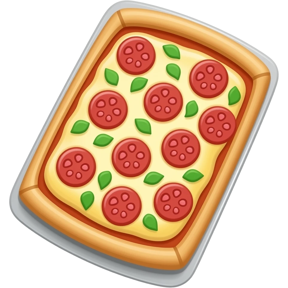 a rectangular pizza steel emoji
