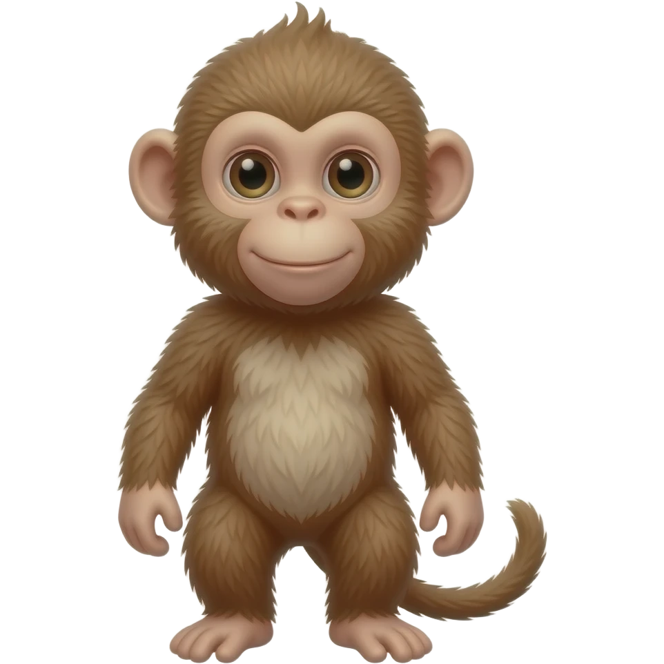 Chinese zodiac (realistic) Monkey emoji