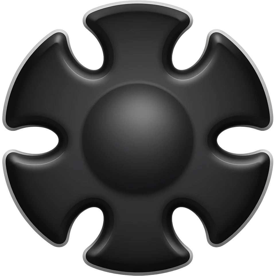 Black clover emoji
