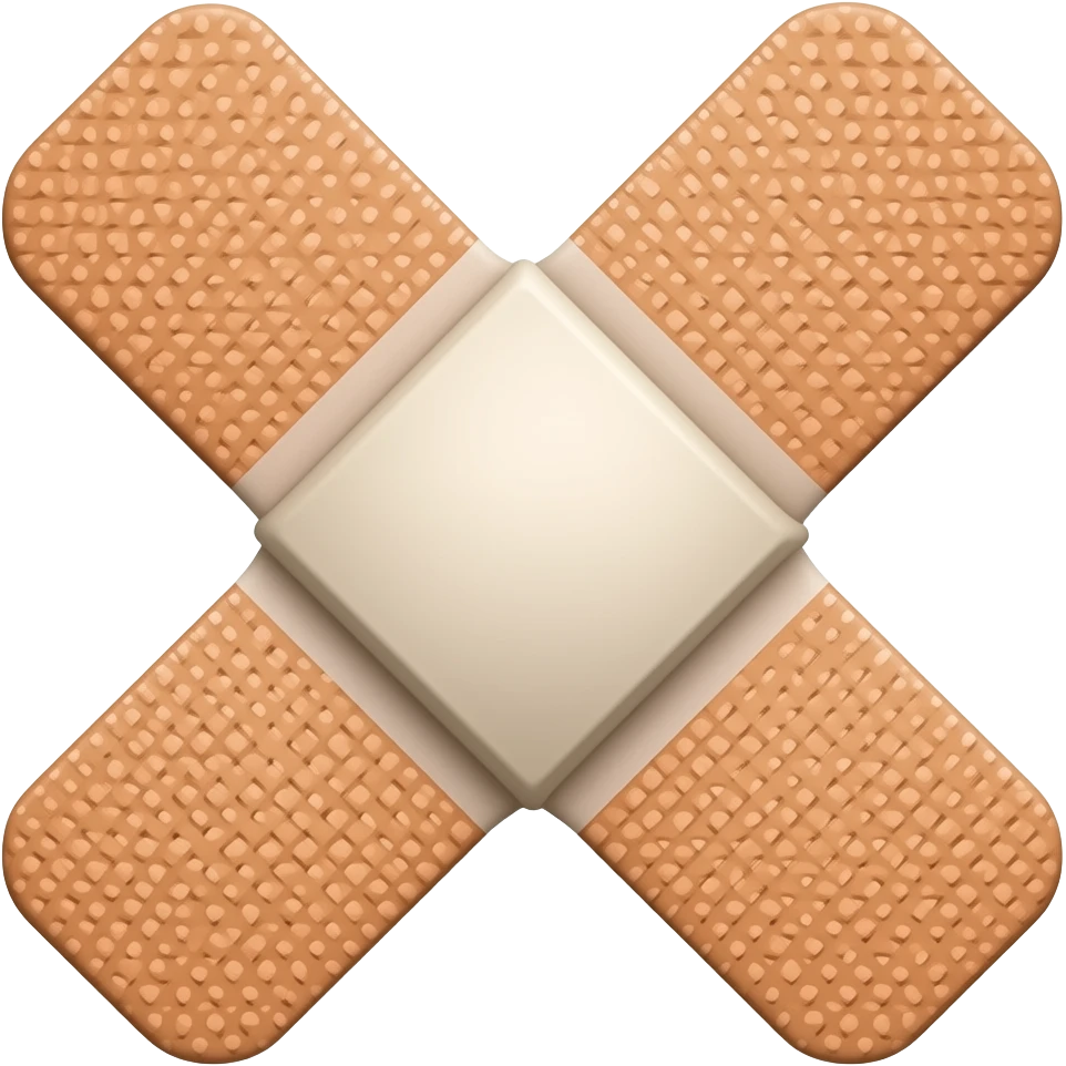 Tensor bandage emoji