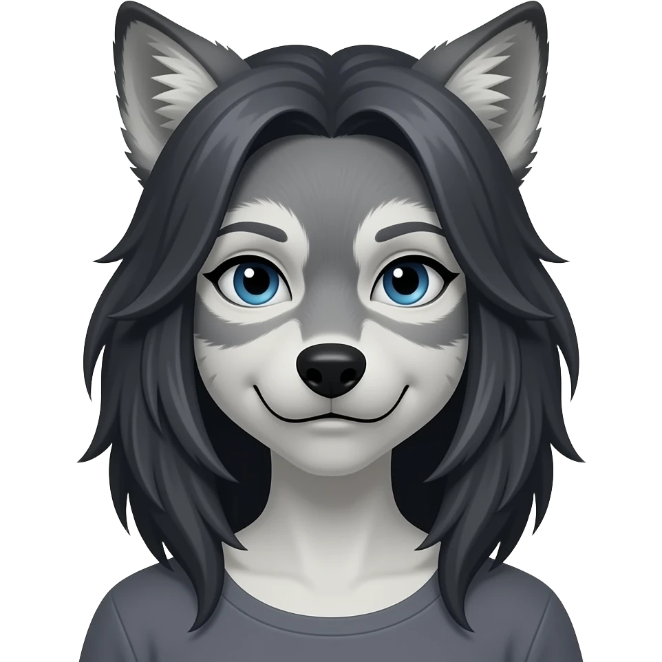 Werewolf girl emoji