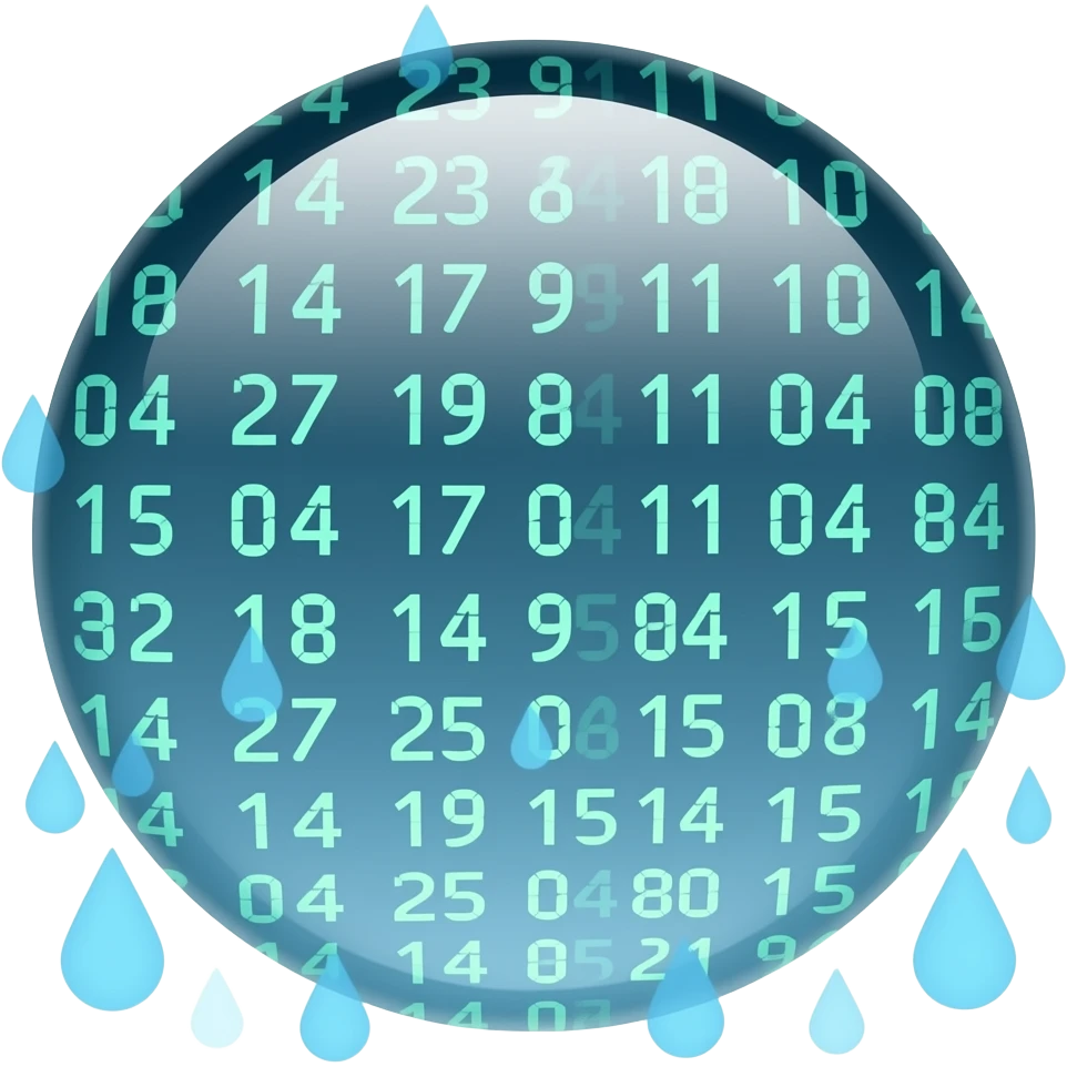 digital rain matrix minimal emoji