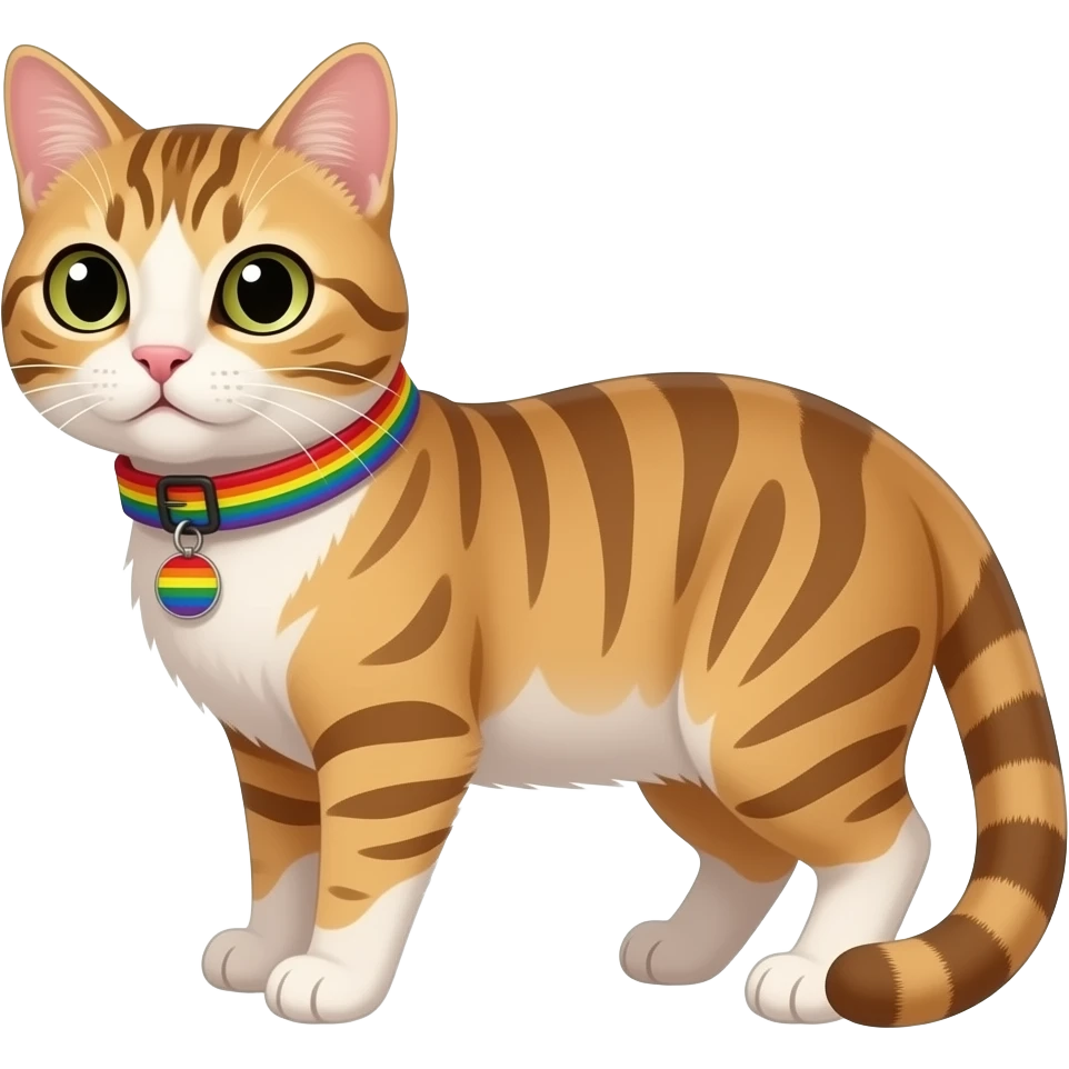 Trans cat emoji