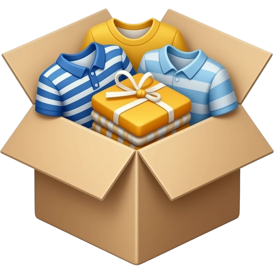 box with clothes emoji