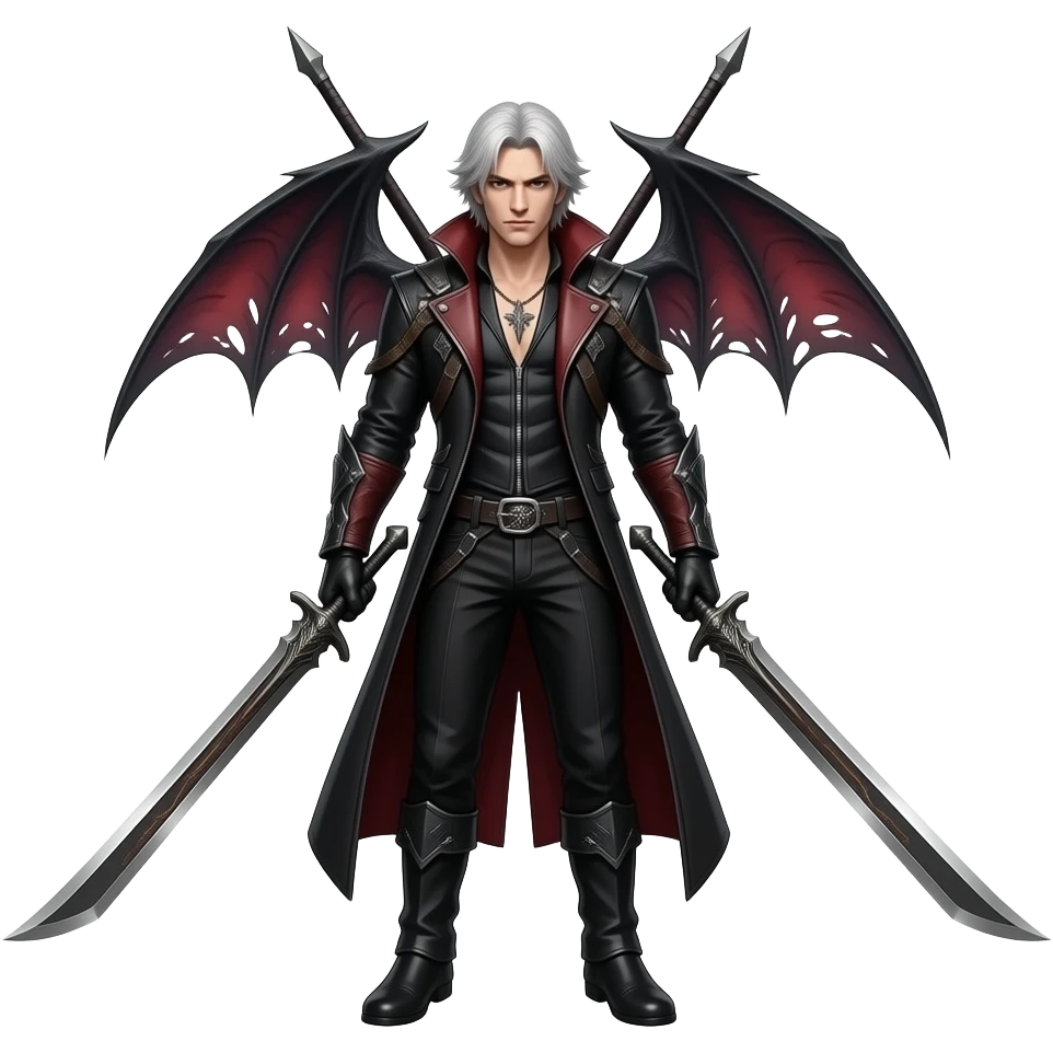 Devil May Cry Anime Dante sword emoji