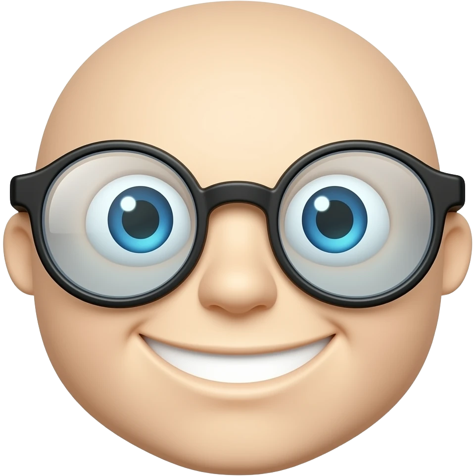 동그란안경 emoji