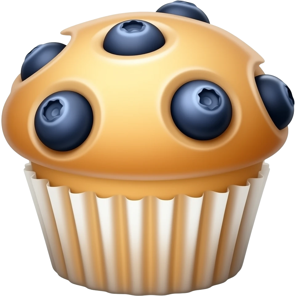 blueberry muffin emoji