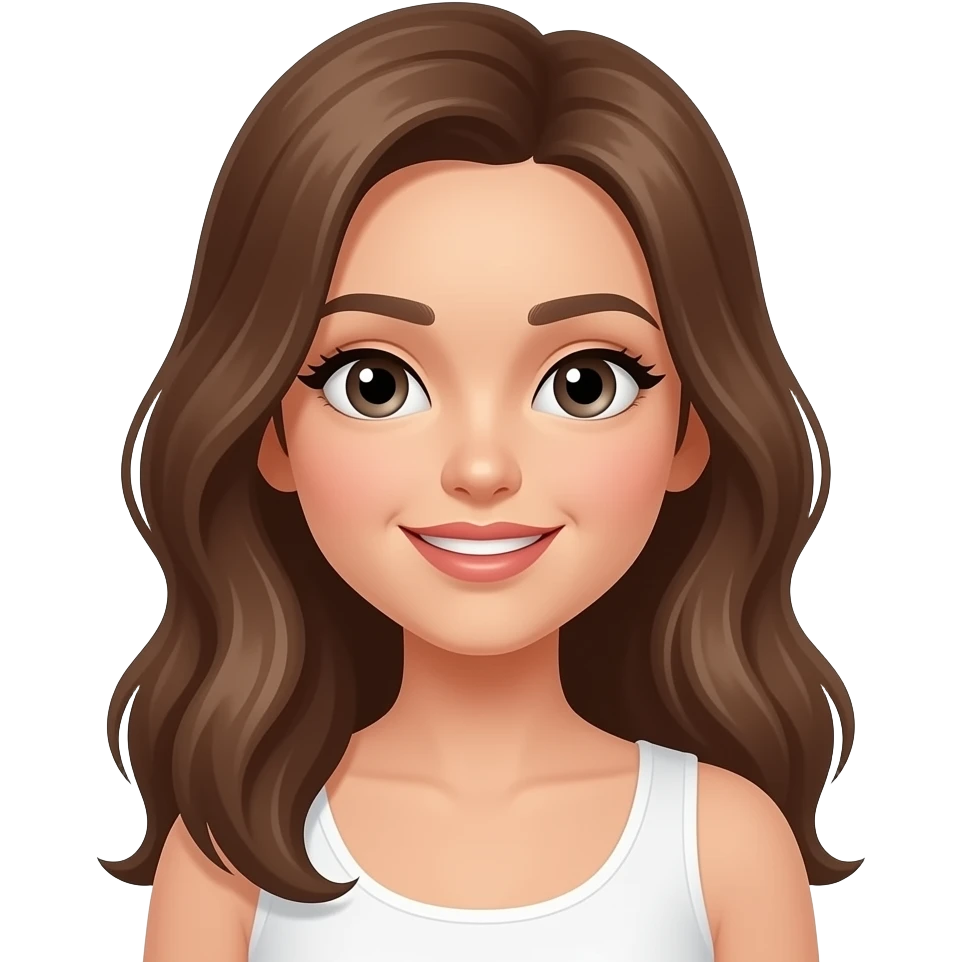 A beautiful girlfriend emoji