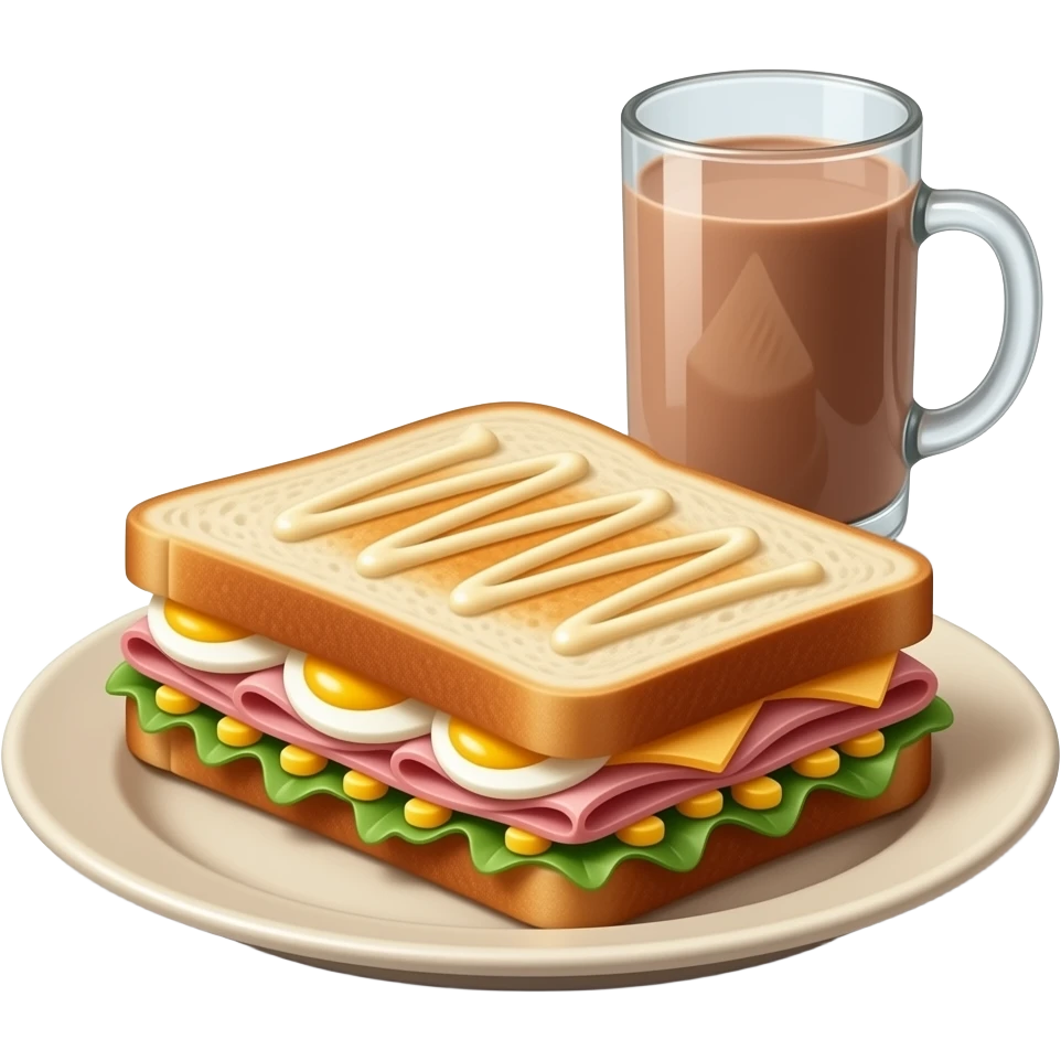Ultra-realistic thick ham, cheddar, egg salad, and sweet corn ...