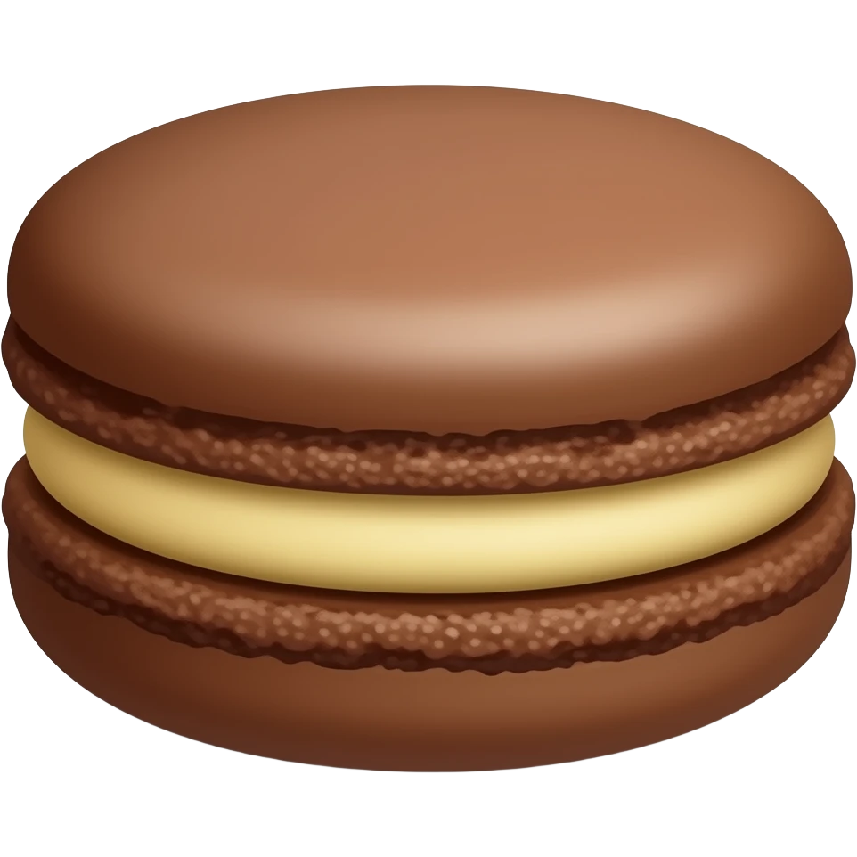 Chocolate macaroo emoji