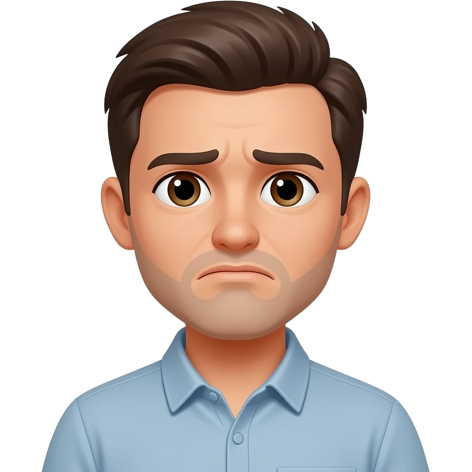 Disappointed emoji
