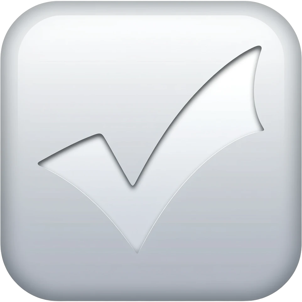 white check emoji