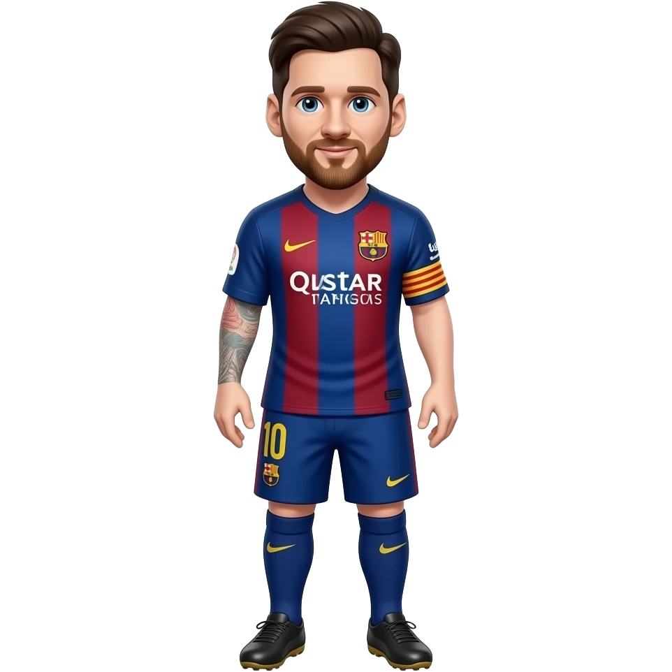 messi barcelona emoji