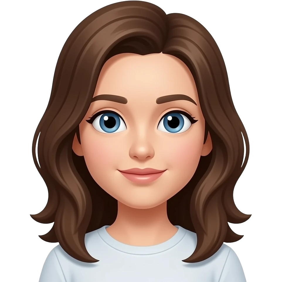 Brune hair emoji
