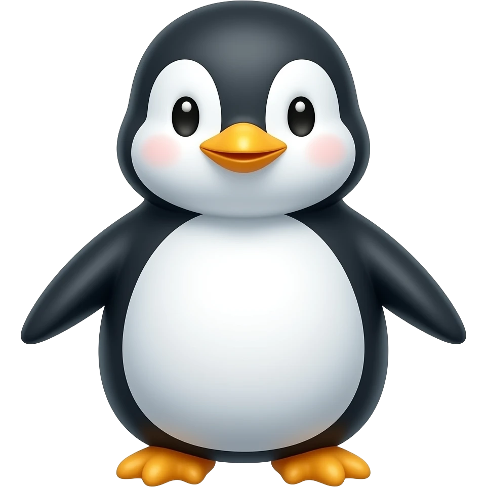 cute penguin emoji
