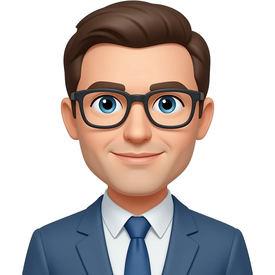 Librarian with Glasses emoji