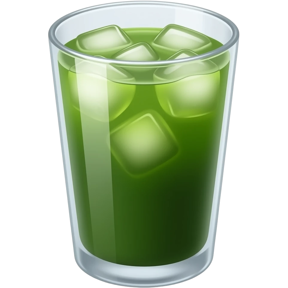 iced matcha no foam emoji