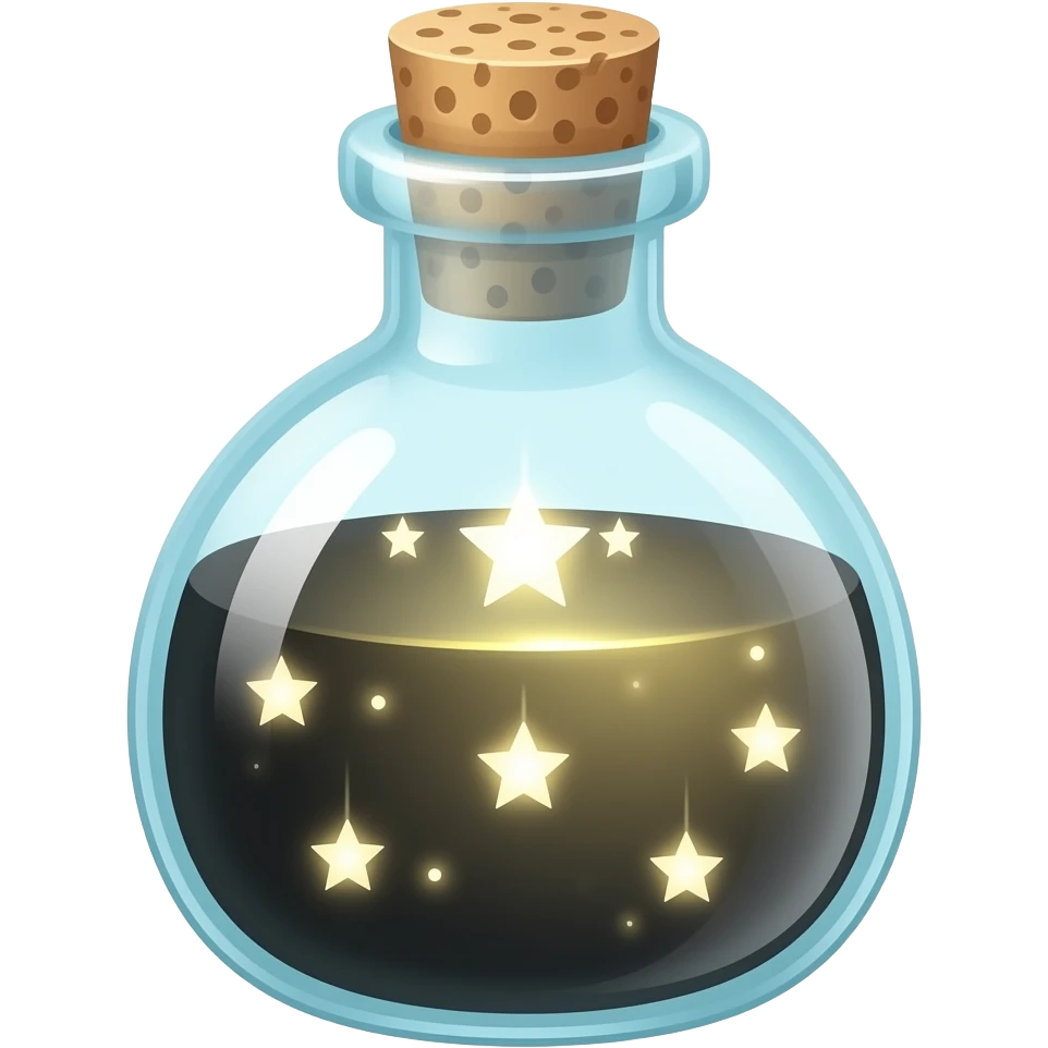 Magic bottle emoji