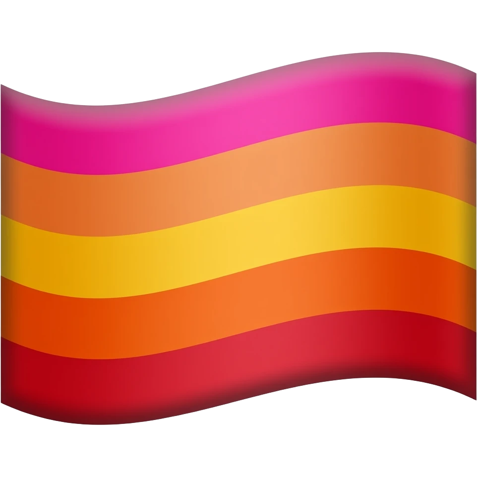 Lesbian flag emoji