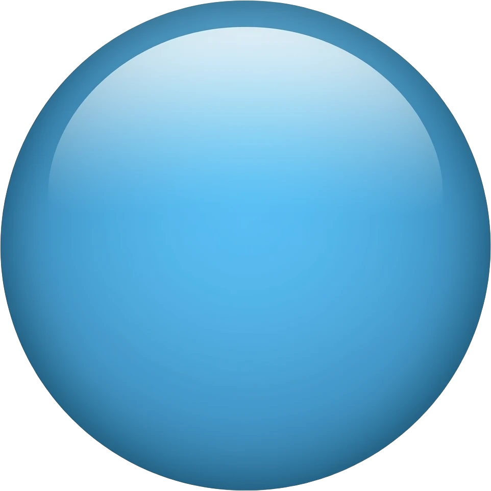 blue gradient circle flat emoji