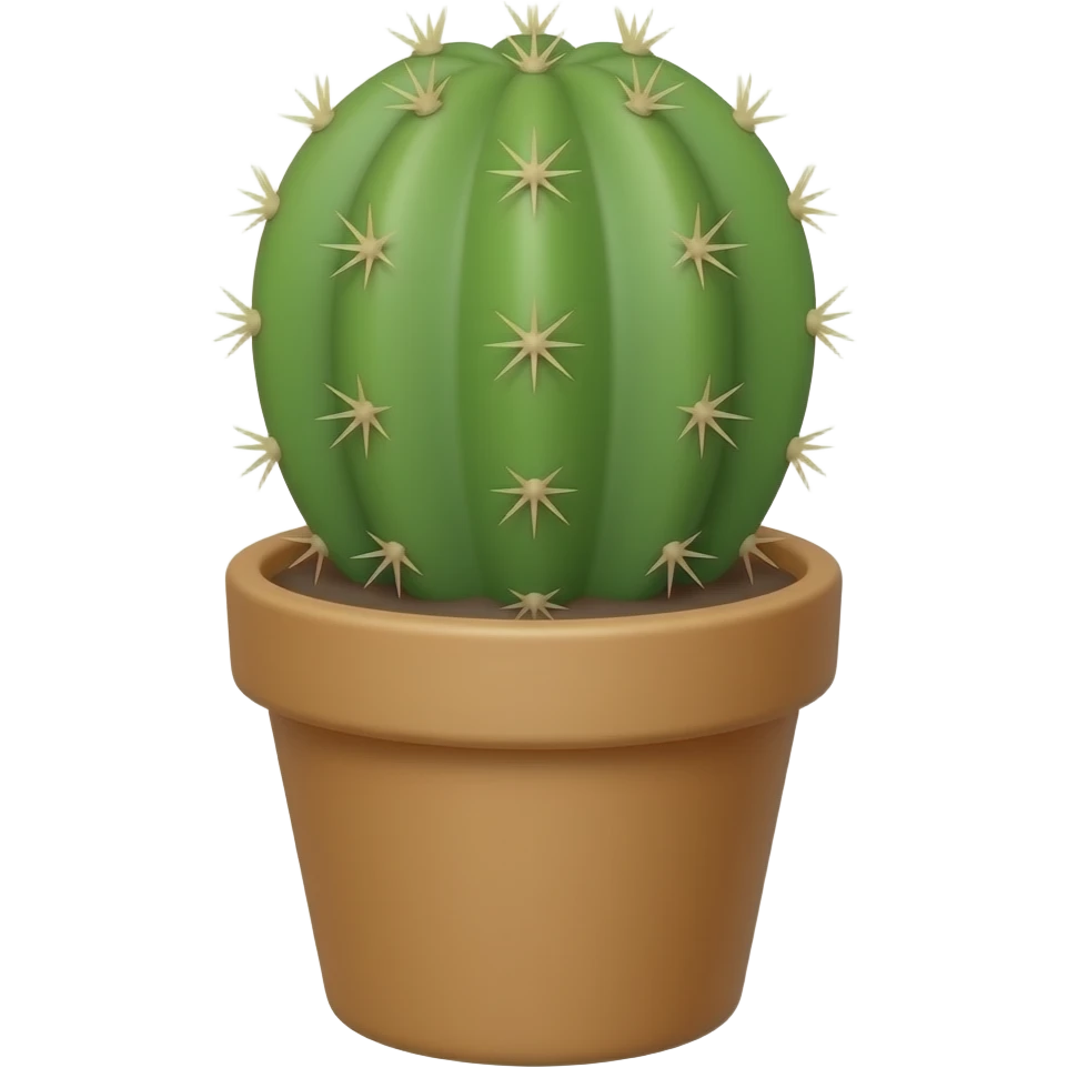 Cactus in a pot emoji
