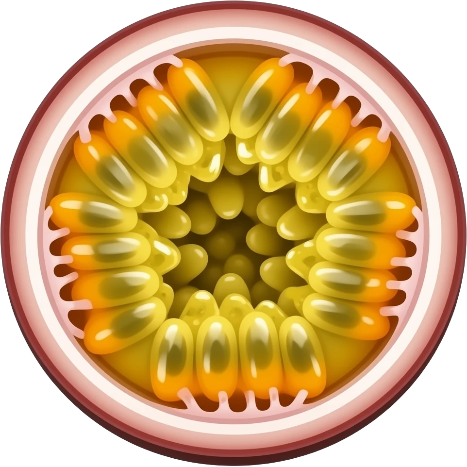 Passion fruit without background copy paste emoji