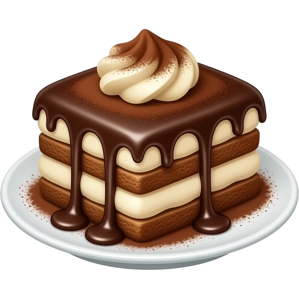 tiramisu cake emoji