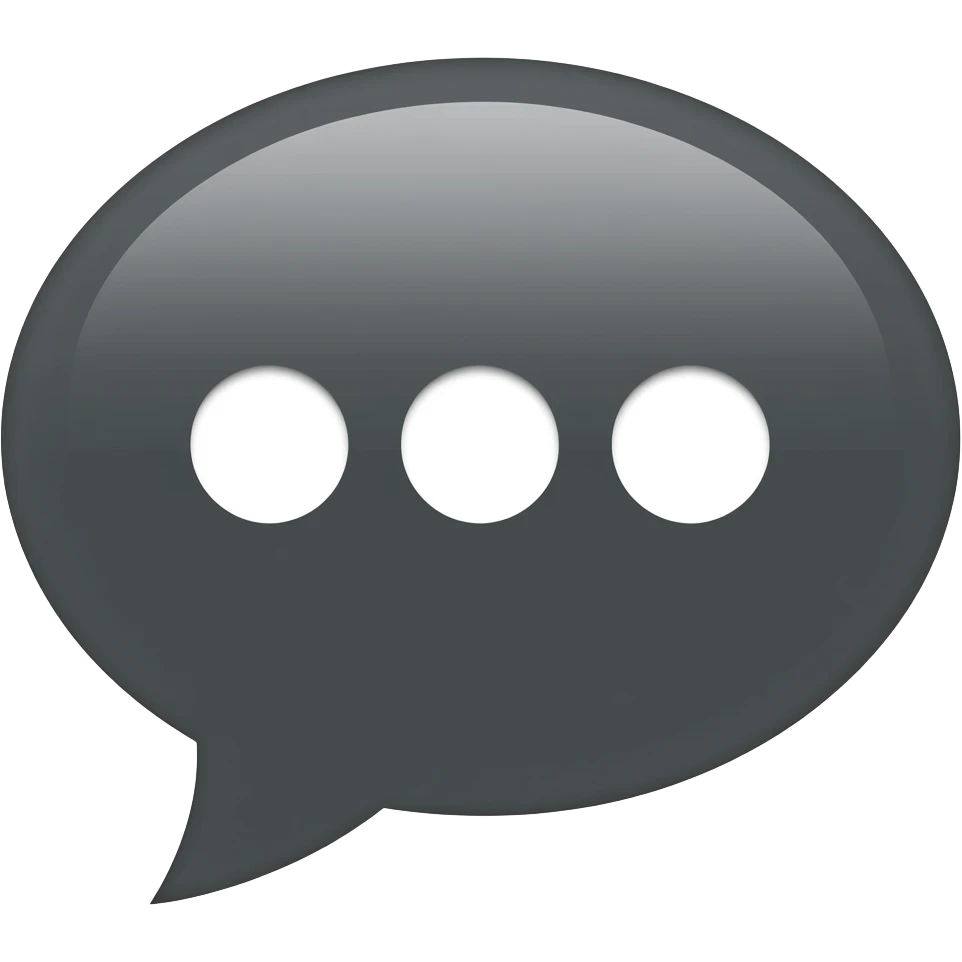 White chat gpt logo emoji