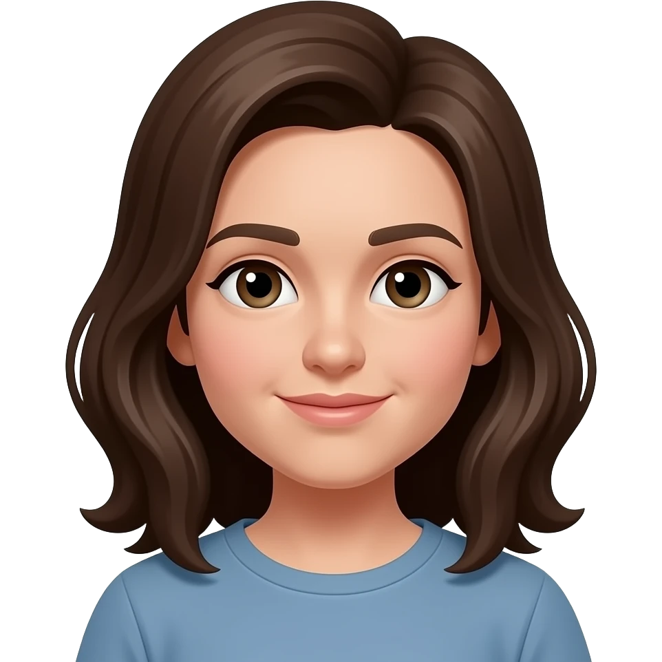 brown hair emoji