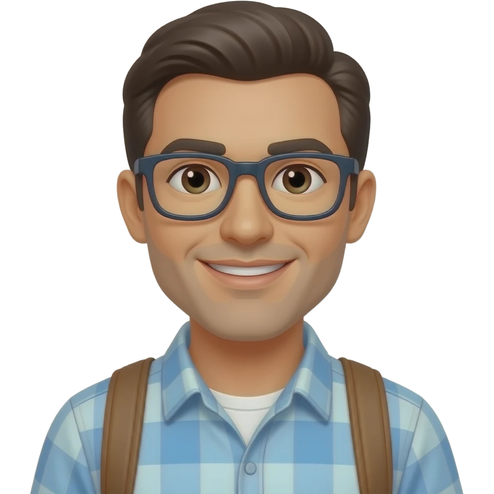 Hombre viajo a chile sin lentes emoji