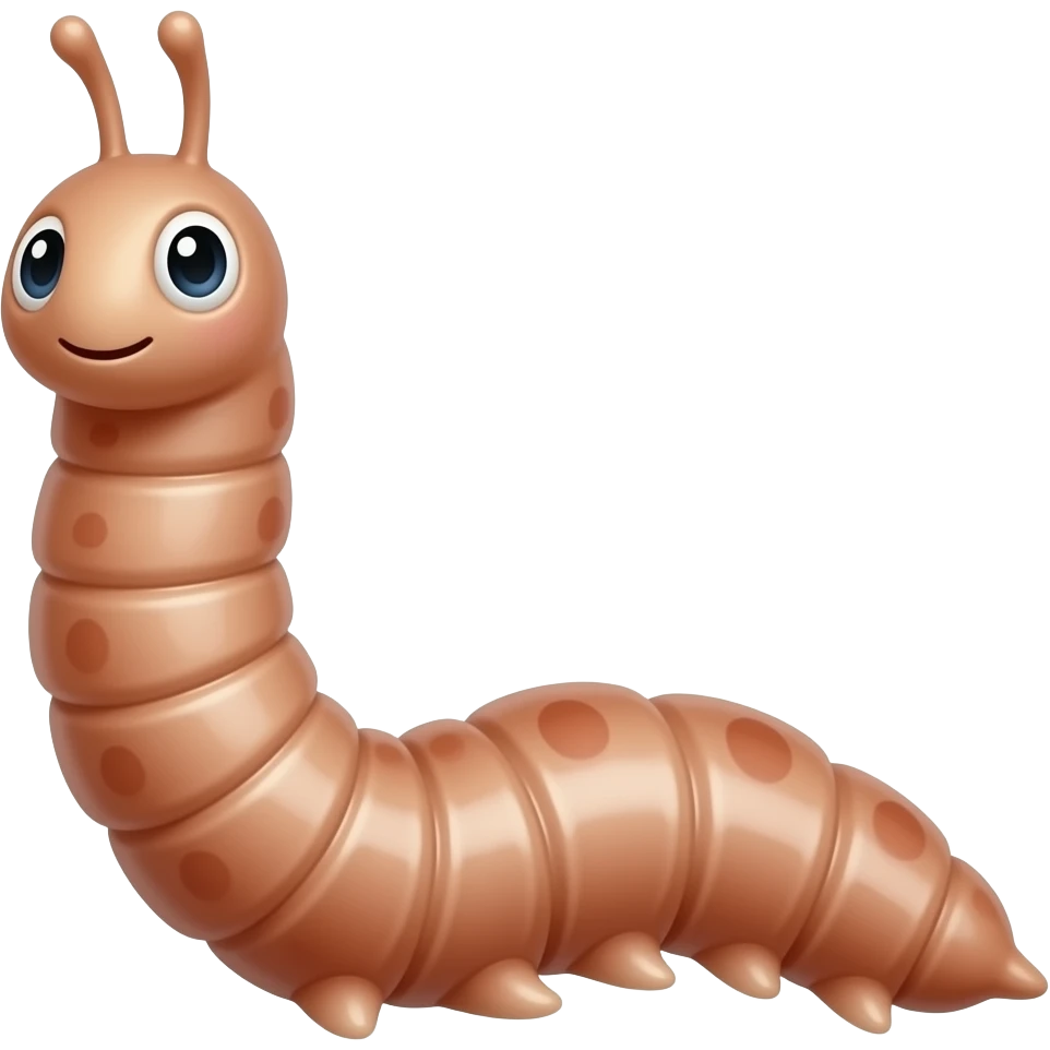 Worm emoji