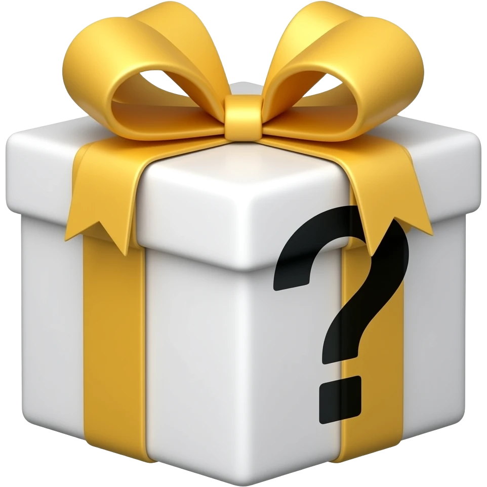 gift  question mark emoji