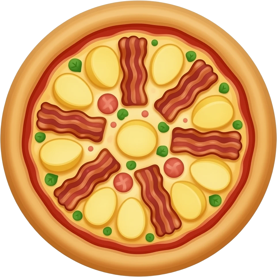 potato bacon pizza emoji