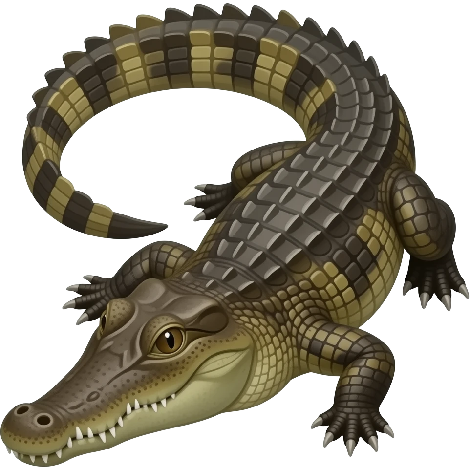 Gharial crocodile emoji