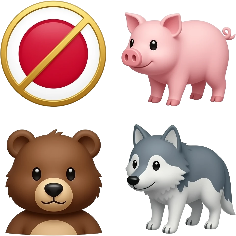 ㊙️🉐㊗️🐷🐻🐺 JP emoji