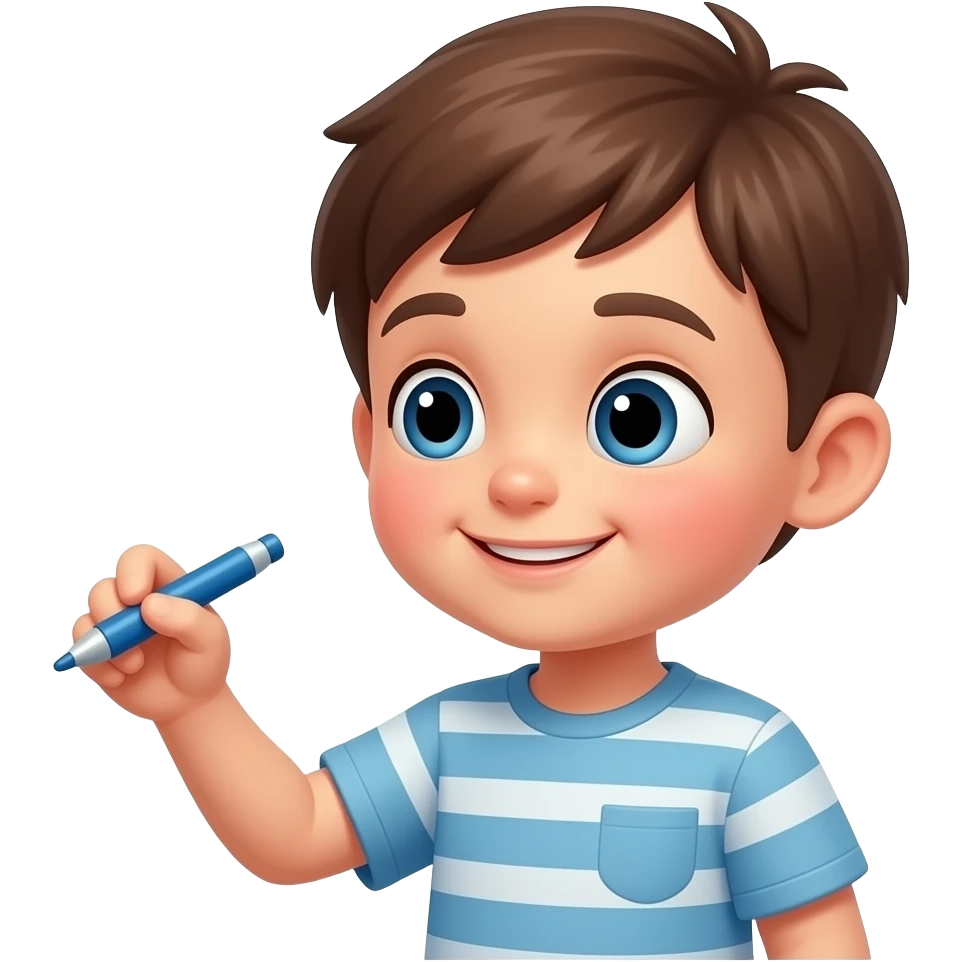 kid doing 67 emoji