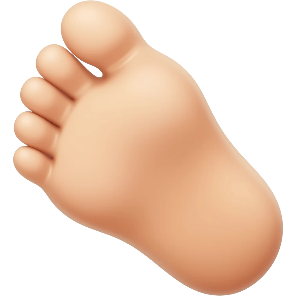 feet middle finger emoji