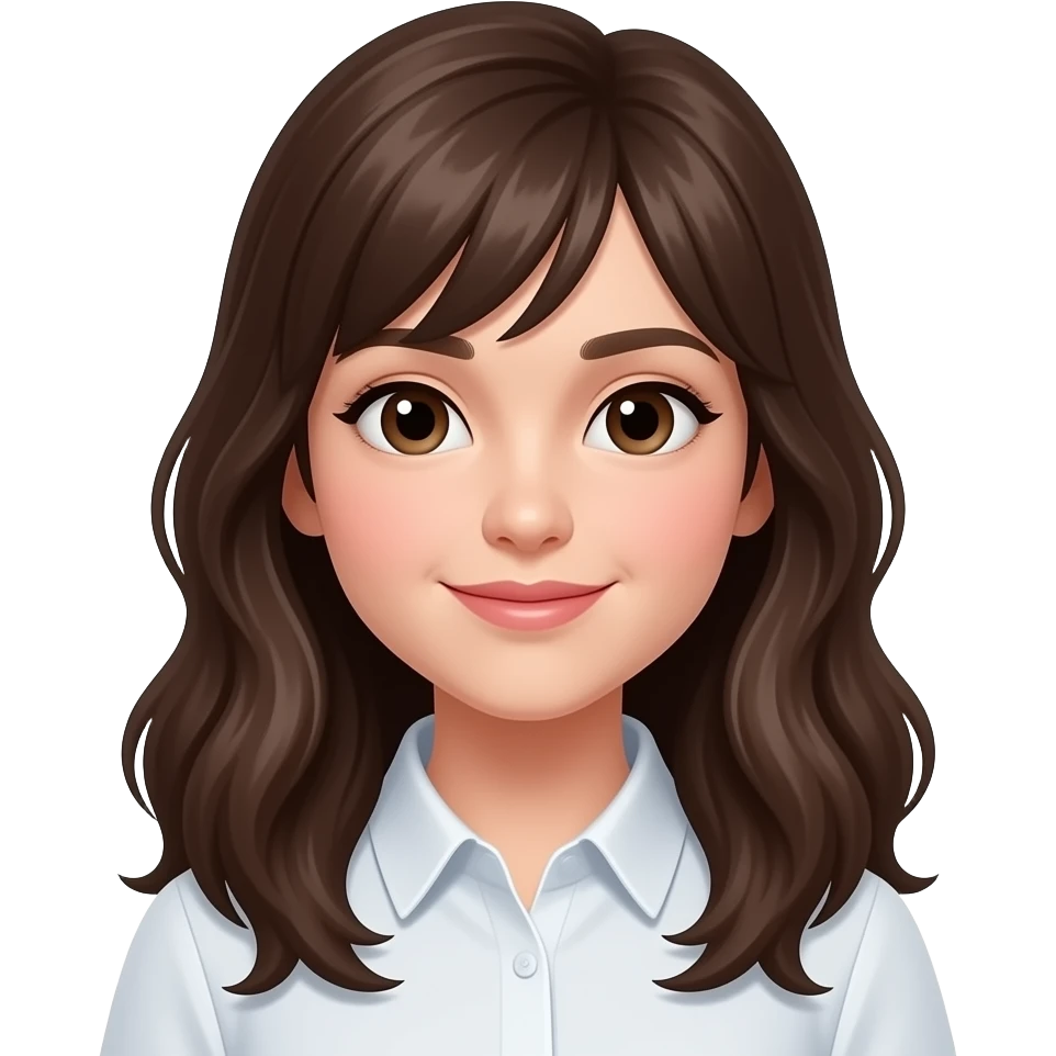 create a simple and professional girl emoji emoji