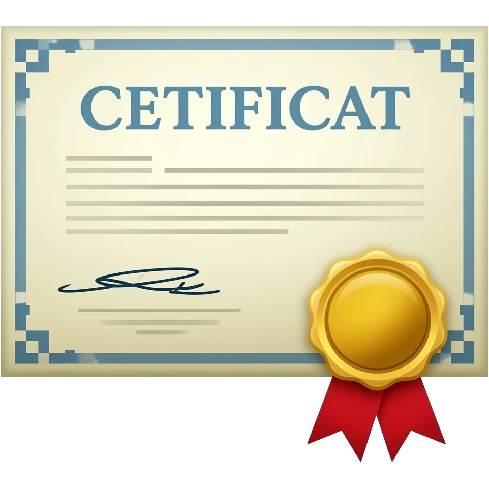 Certification emoji