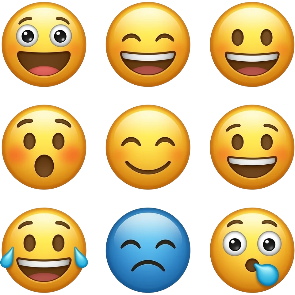 different emohi emoji