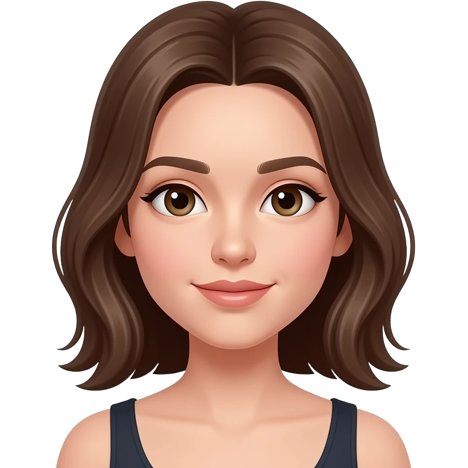 Я девушка, волосы короче,до плеча, прическа каскад, уходит назад emoji