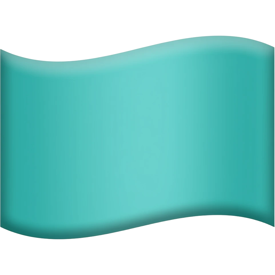 Teal flag emoji