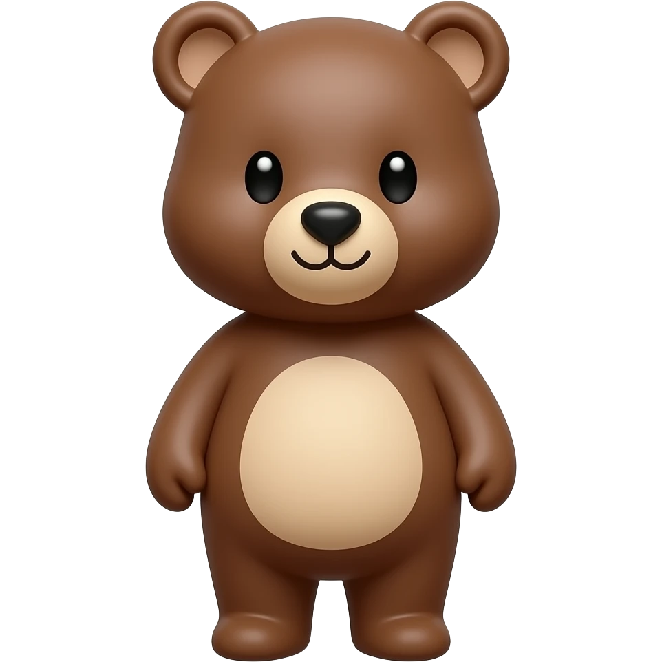 หมีสีน้ำตาลน่ารัก จอมขี้เกียจ emoji