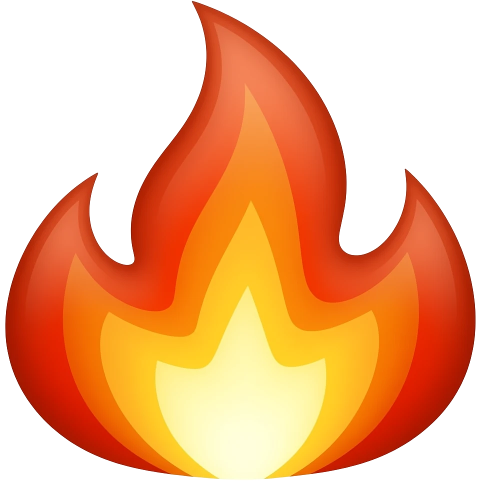 red fire emoji